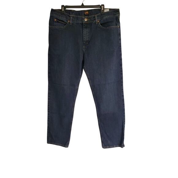 Men's Lee "Regular Fit" Darkwash Denim Jeans | Size 38 x 32 - Picture 1 of 9